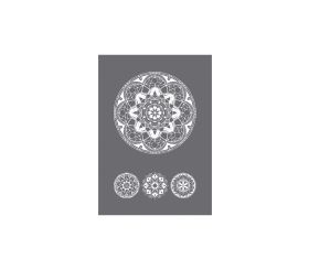 Screen-printing stencil Art of Mandala