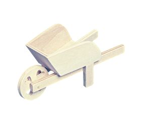 Holzschubkarre