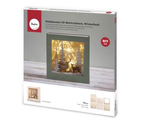 Holzbausatz 3D-Motivrahmen, FSC 100%