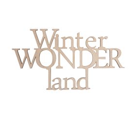 Wood lettering  Winterwond... , FSC 100%