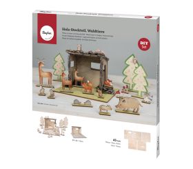 Wood inlay Forestanimals, FSC Mix Credit