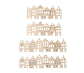 Veneer wood strip Nordic houses