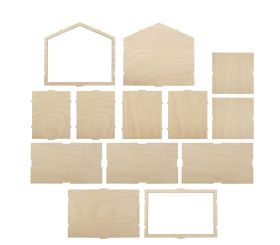 Kit en bois Mini bâtiment,FSC Mix Credit