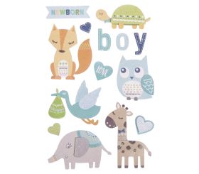 3D Paper Sticker Baby