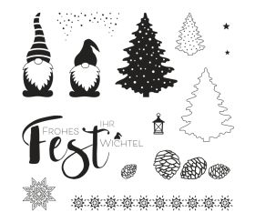 Clear Stamps - Christmas Gnome