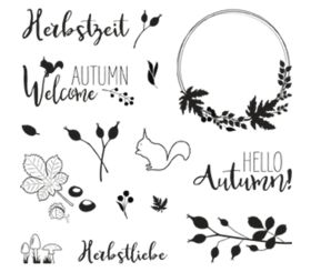 Clear Stamps - Herbstwald
