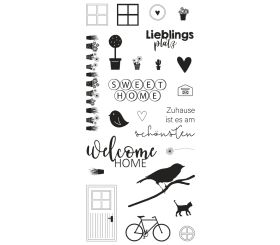 Clear Stamps -  Welcome Home