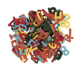 Lettres+chiffres en feutrine