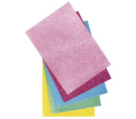 Glitzer-Filz sortiert