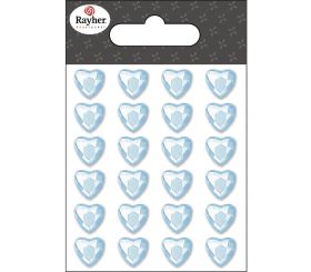 Strassherzen geschliffen, 10mm ø