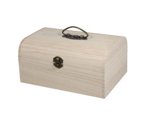 Valise en bois avec ornements antiques