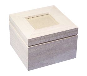 Holz- Box mit Fotodeckel FSC Mix Credit