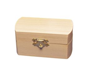 Wooden casket half oval FSC Mix Credit