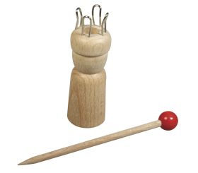W.knitting dolly+needle,FSC 100%,2.4cm ø