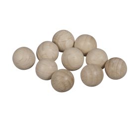 Boules bois brut FSC 100% non percées