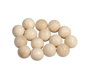 Boules bois brut FSC 100%,non perc.ø15mm