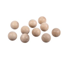 Boules bois brut FSC 100%,non perc.ø18mm
