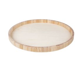 Wooden tray, FSC Mix Credit, 40cm ø
