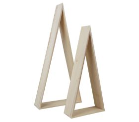 Wooden frame, triangle, FSC Mix Credit