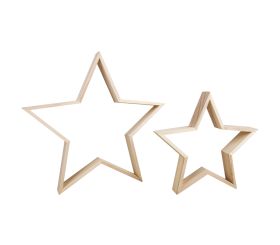 Set of wood.frames Star, FSC Mix Credit