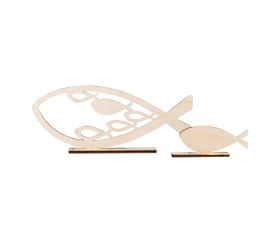 Wooden motifs Fishes, FSC Mix Credit