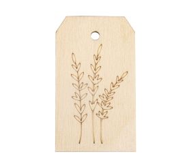 Pendentif bois Lavande, FSC Mix Credit