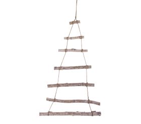 Deco-wooden ladder to hang up,X-mas tree