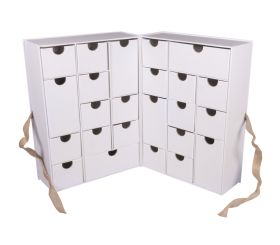 Pappmaché Adventskalender, FSC Recycled