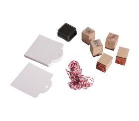 Mini Holz Stempelset-Aromatische Kräuter