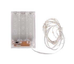 Mini LED chain of lights w. timer 10 LED
