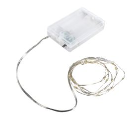 Mini LED string of lights w.wire/timer