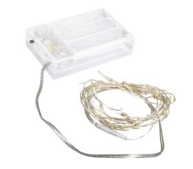 Mini LED string of lights w.wire/timer