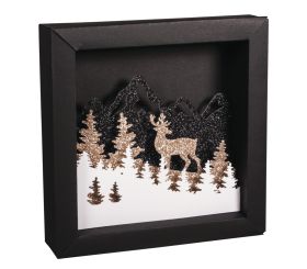 CK: paper frames Winter countryside