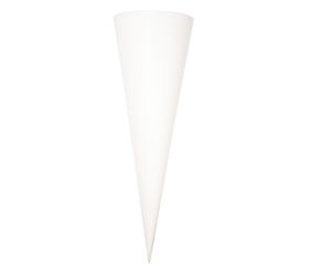 Schultütenrohling weiß, 70 cm