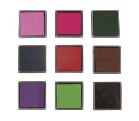 Scrapbooking stamping pad - set