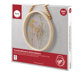 Kit Cadre bois Fleurs séchées, FSC 100%