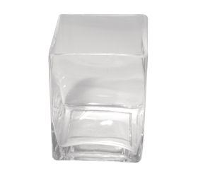 Vase en verre, transparente