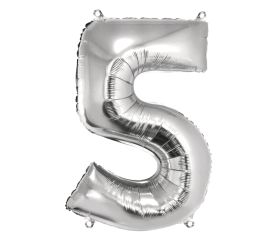 Folienballon Zahl 5