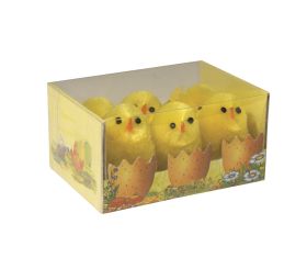 Poussins en chenille de soie