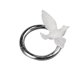 Ring with dove, 2 cm