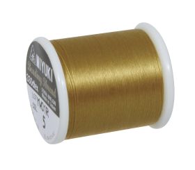Threading yarn for Delica-Rocailles, gold
