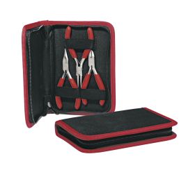 Pliers set in a case