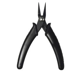 Flat round pliers for jewellery