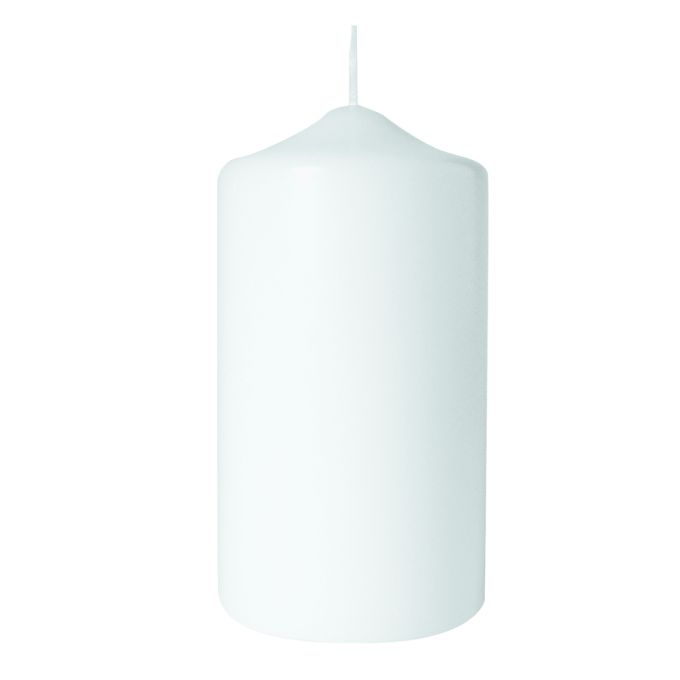 Bougies Pilier Ivoire - Lot De 2, 80 Mm De Diamètre X 150 Mm De Hauteur - Durée De Combustion Environ 70 Heures - Décoration Et Ambiance