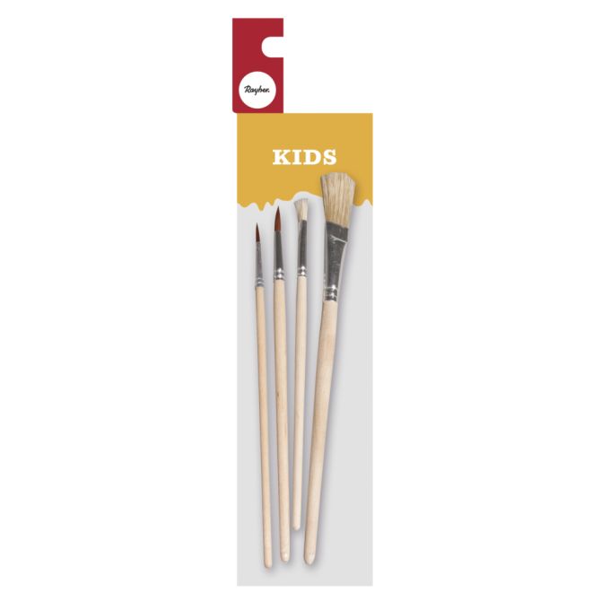 Set pinceaux Chalky Basic 3 tailles Rayher