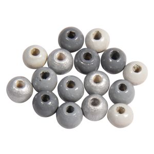 Wooden beads mix, FSC 100%, 6mm ø