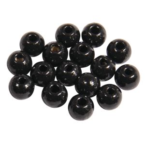 Perles en bois FSC 100%, polies, 12mm ø