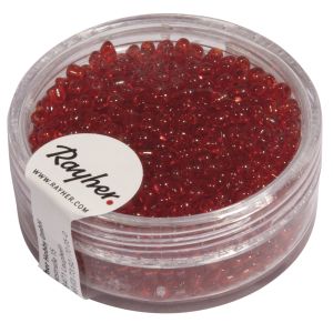 Rocailles, 2 mm ø, transparentes