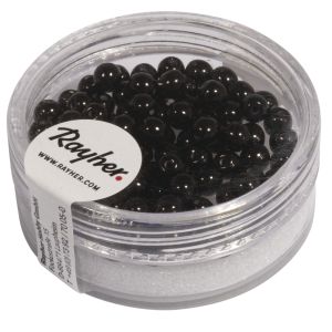 Renaissance glass wax beads, 4mm ø