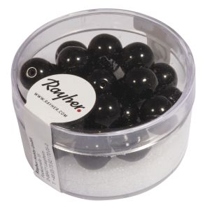 Renaissance glass wax beads, 8mm ø
